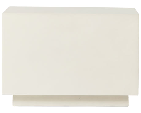White Concrete | Parish Concrete Cube | Valley Ridge Furniture