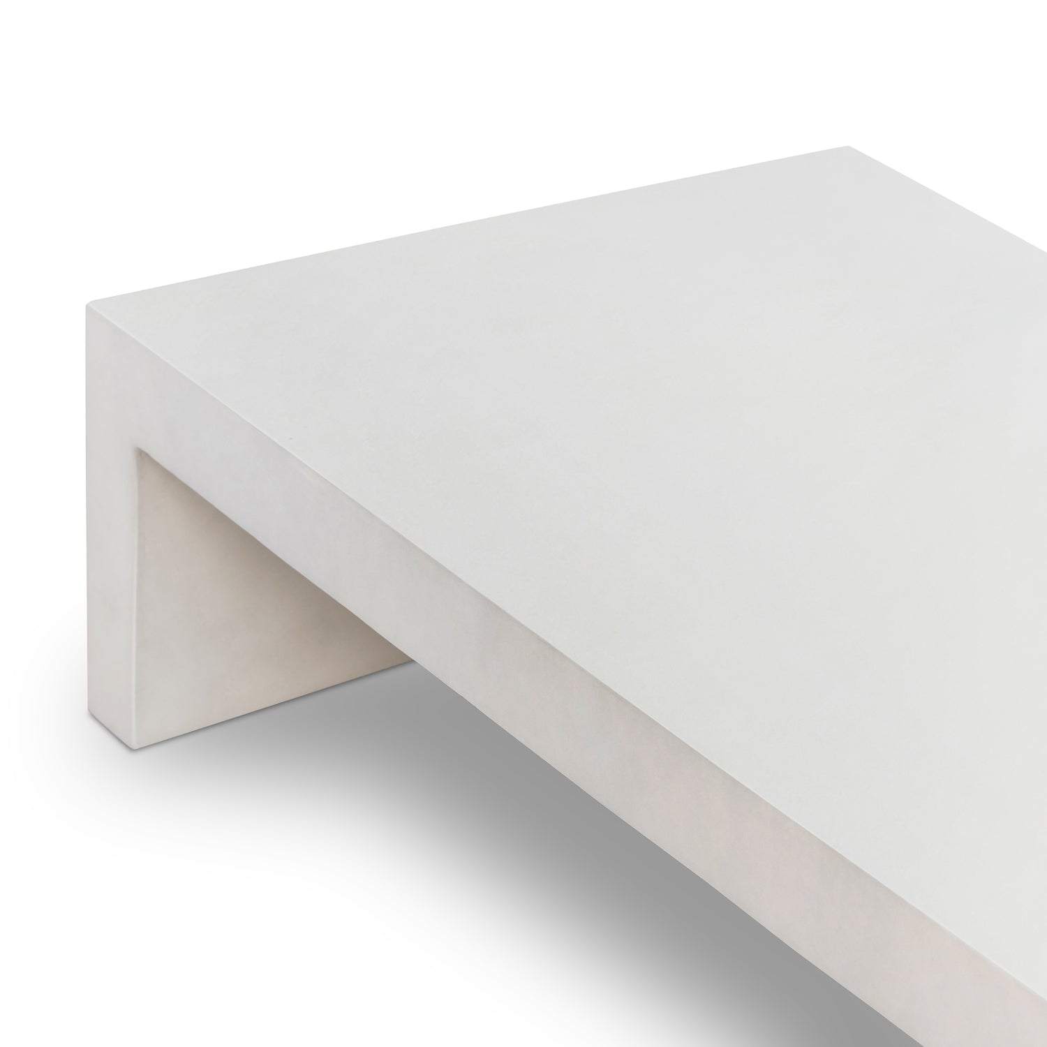 White Concrete | Parish Coffee Table | Valley Ridge Furniture