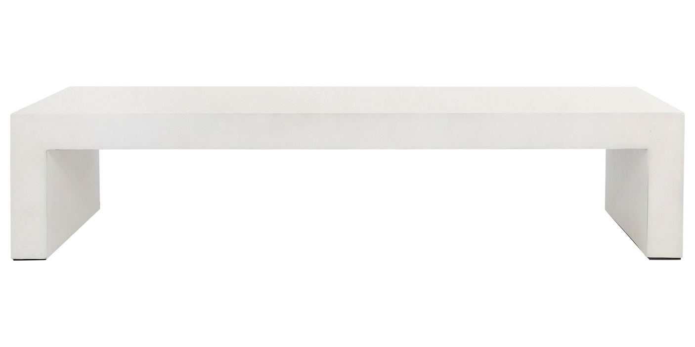 White Concrete | Parish Coffee Table | Valley Ridge Furniture