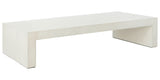 White Concrete | Parish Coffee Table | Valley Ridge Furniture