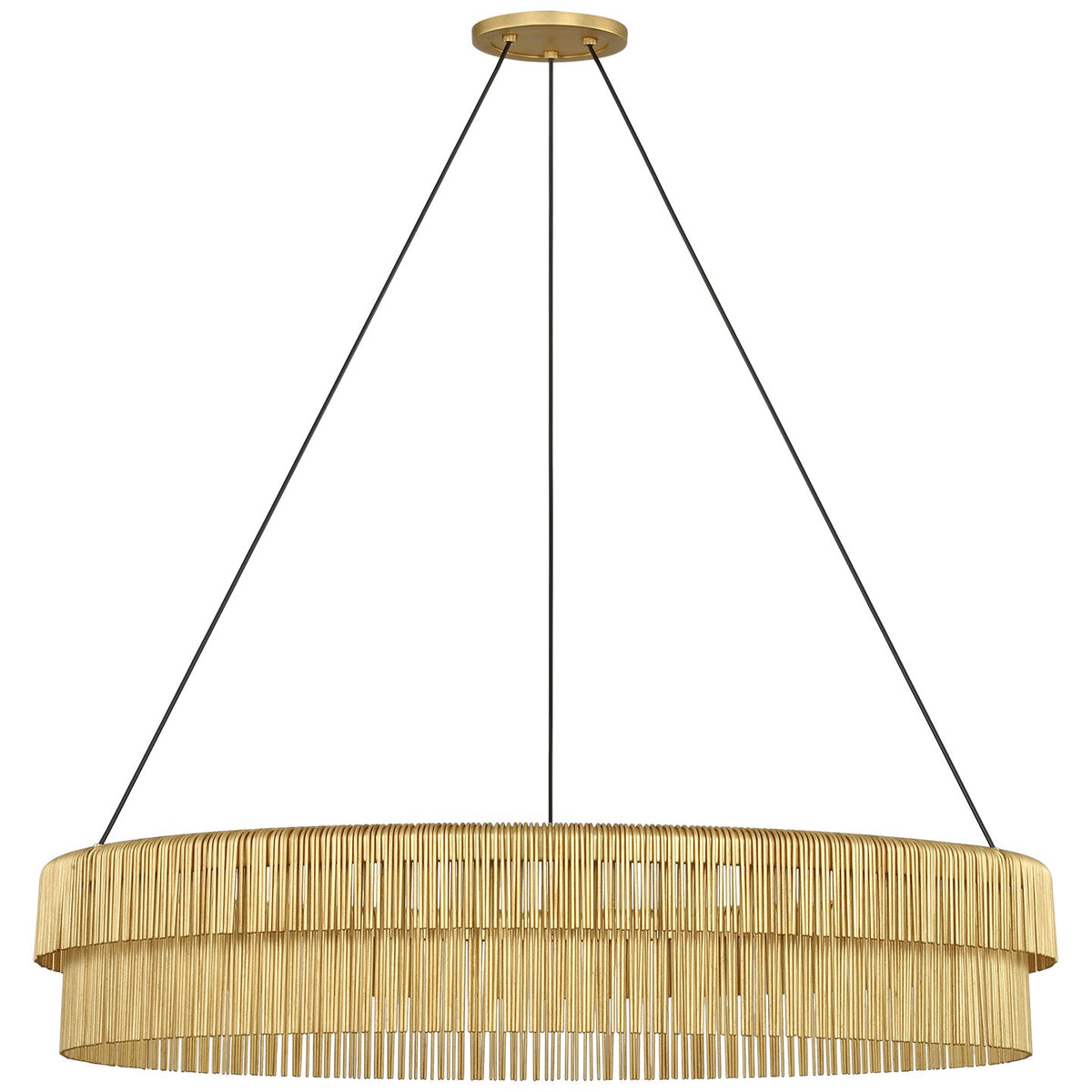 Differo 34" Layered Ring Chandelier