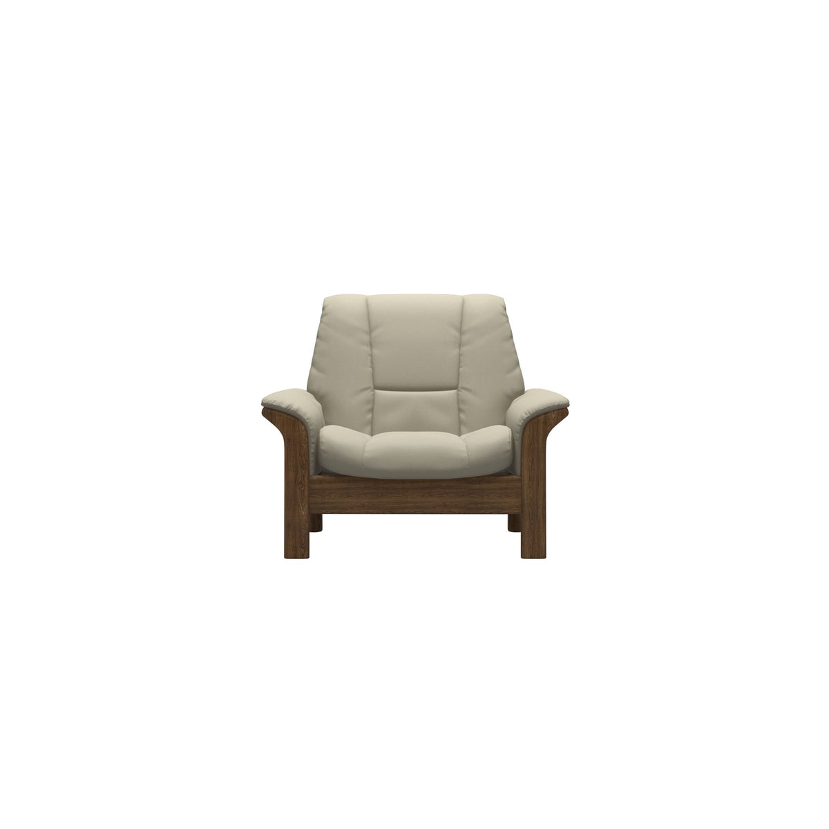 Buckingham LB Chair - Paloma Light Grey - Teak