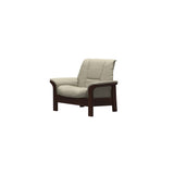 Buckingham LB Chair - Paloma Light Grey - Brown