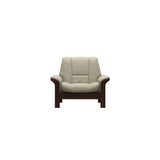 Buckingham LB Chair - Paloma Light Grey - Brown