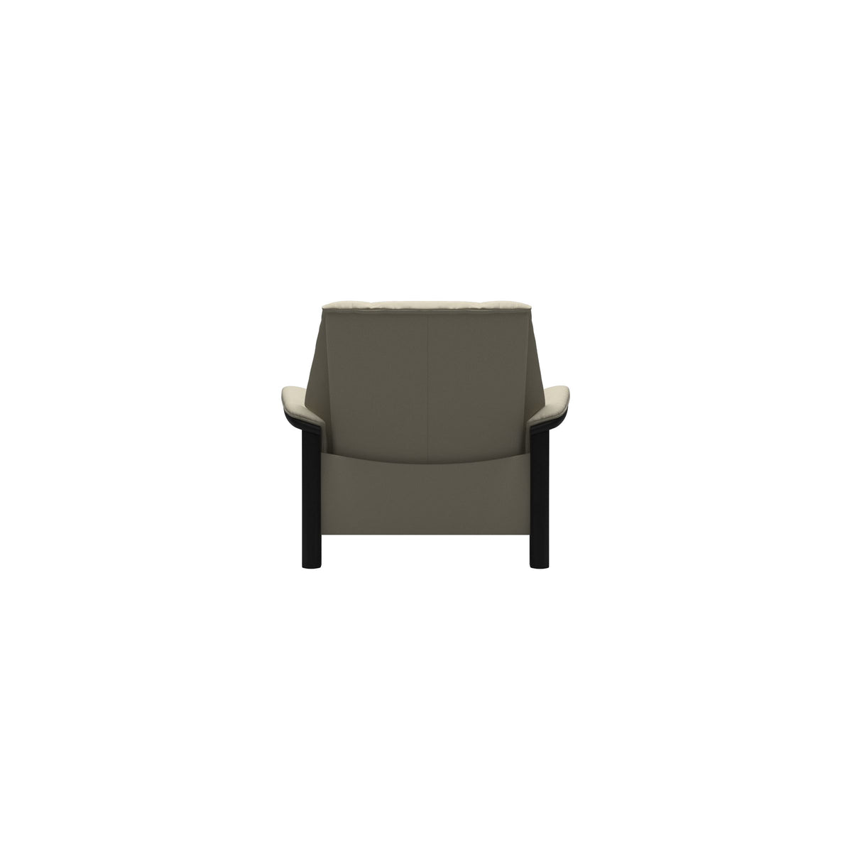 Buckingham LB Chair - Paloma Light Grey - Black
