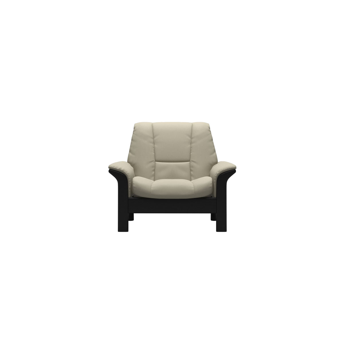Buckingham LB Chair - Paloma Light Grey - Black