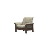 Buckingham LB Chair - Paloma Light Grey - Walnut