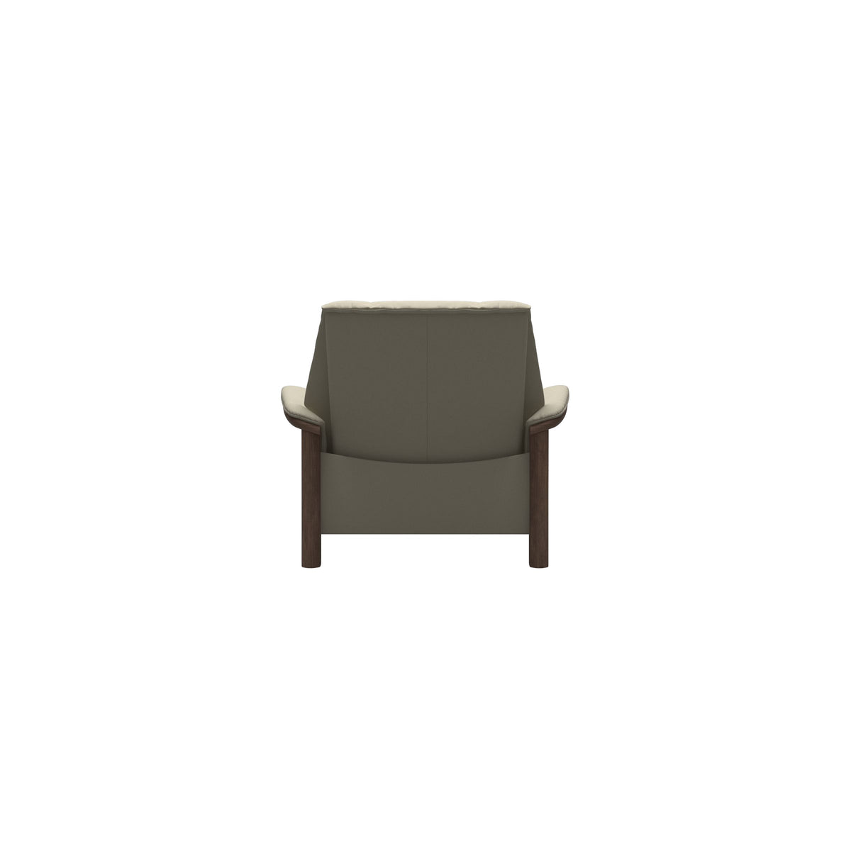 Buckingham LB Chair - Paloma Light Grey - Walnut