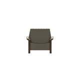 Buckingham LB Chair - Paloma Light Grey - Walnut