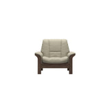 Buckingham LB Chair - Paloma Light Grey - Walnut