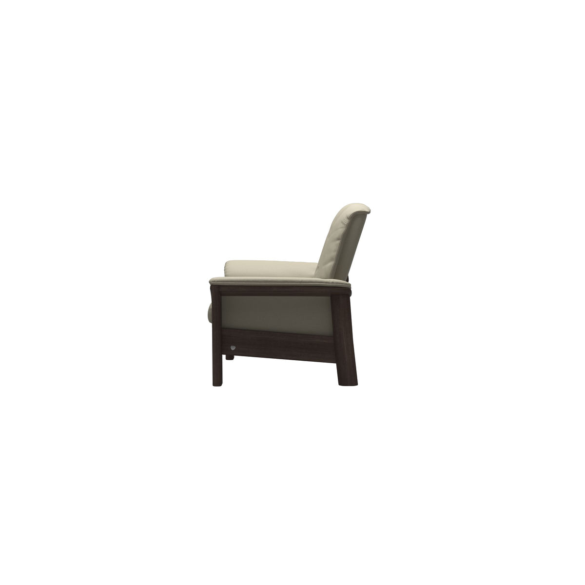 Buckingham LB Chair - Paloma Light Grey - Wenge