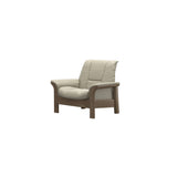 Buckingham LB Chair - Paloma Light Grey - Smoked Oak