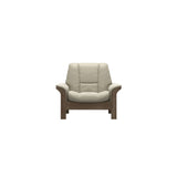 Buckingham LB Chair - Paloma Light Grey - Smoked Oak