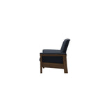 Buckingham LB Chair - Paloma Oxford Blue - Teak
