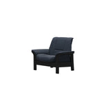 Buckingham LB Chair - Paloma Oxford Blue - Black