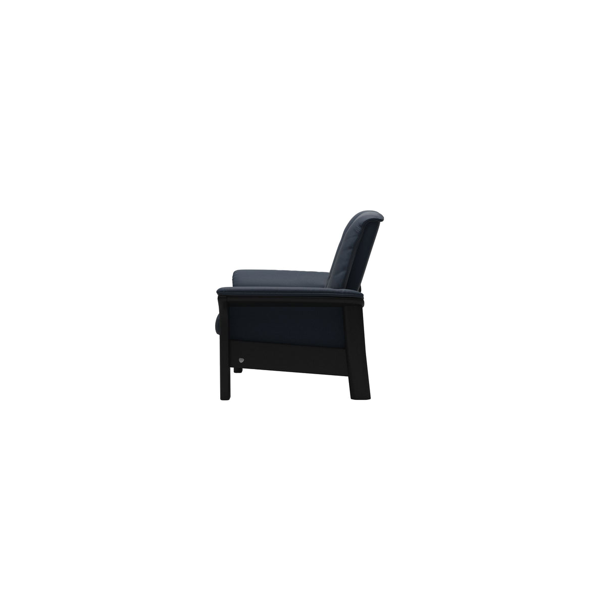 Buckingham LB Chair - Paloma Oxford Blue - Black