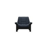 Buckingham LB Chair - Paloma Oxford Blue - Black
