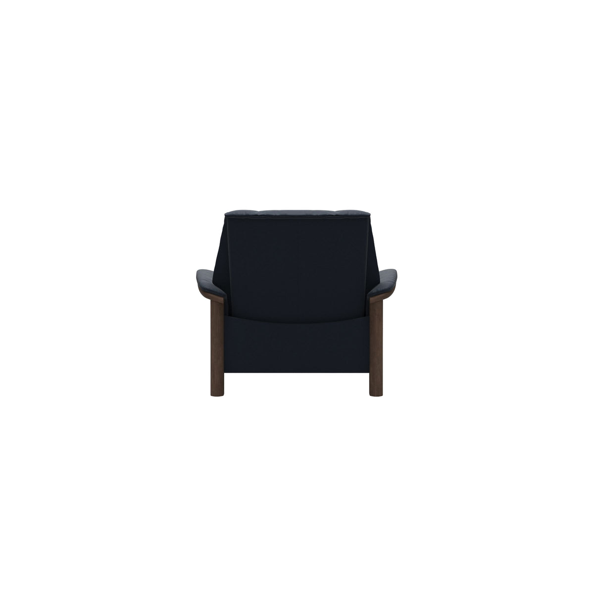Buckingham LB Chair - Paloma Oxford Blue - Walnut