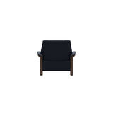 Buckingham LB Chair - Paloma Oxford Blue - Walnut