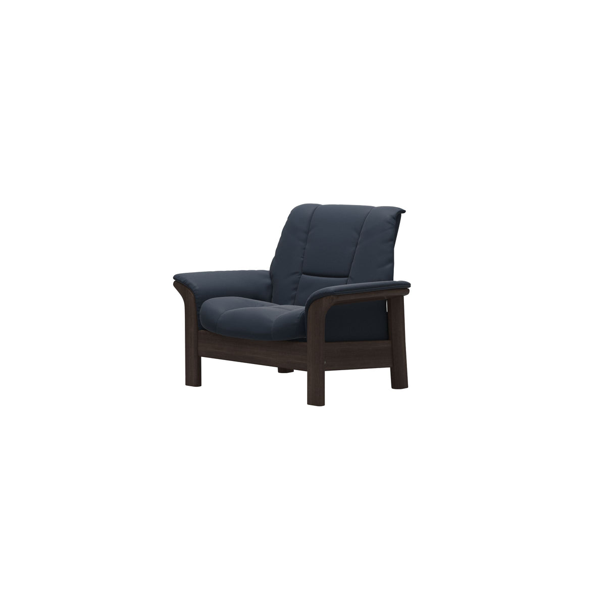 Buckingham LB Chair - Paloma Oxford Blue - Wenge
