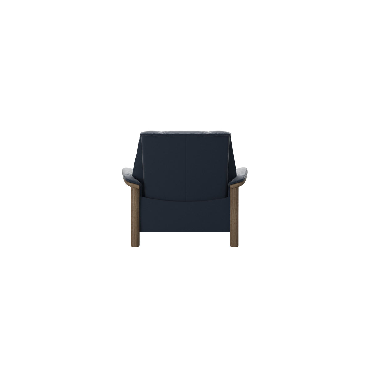 Buckingham LB Chair - Paloma Oxford Blue - Smoked Oak