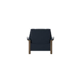 Buckingham LB Chair - Paloma Oxford Blue - Smoked Oak