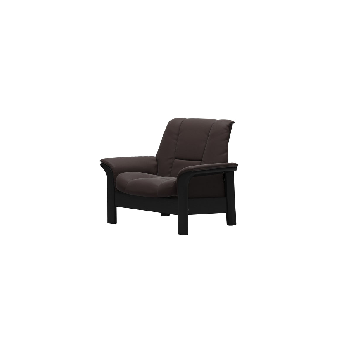 Buckingham LB Chair - Paloma Chocolate - Black