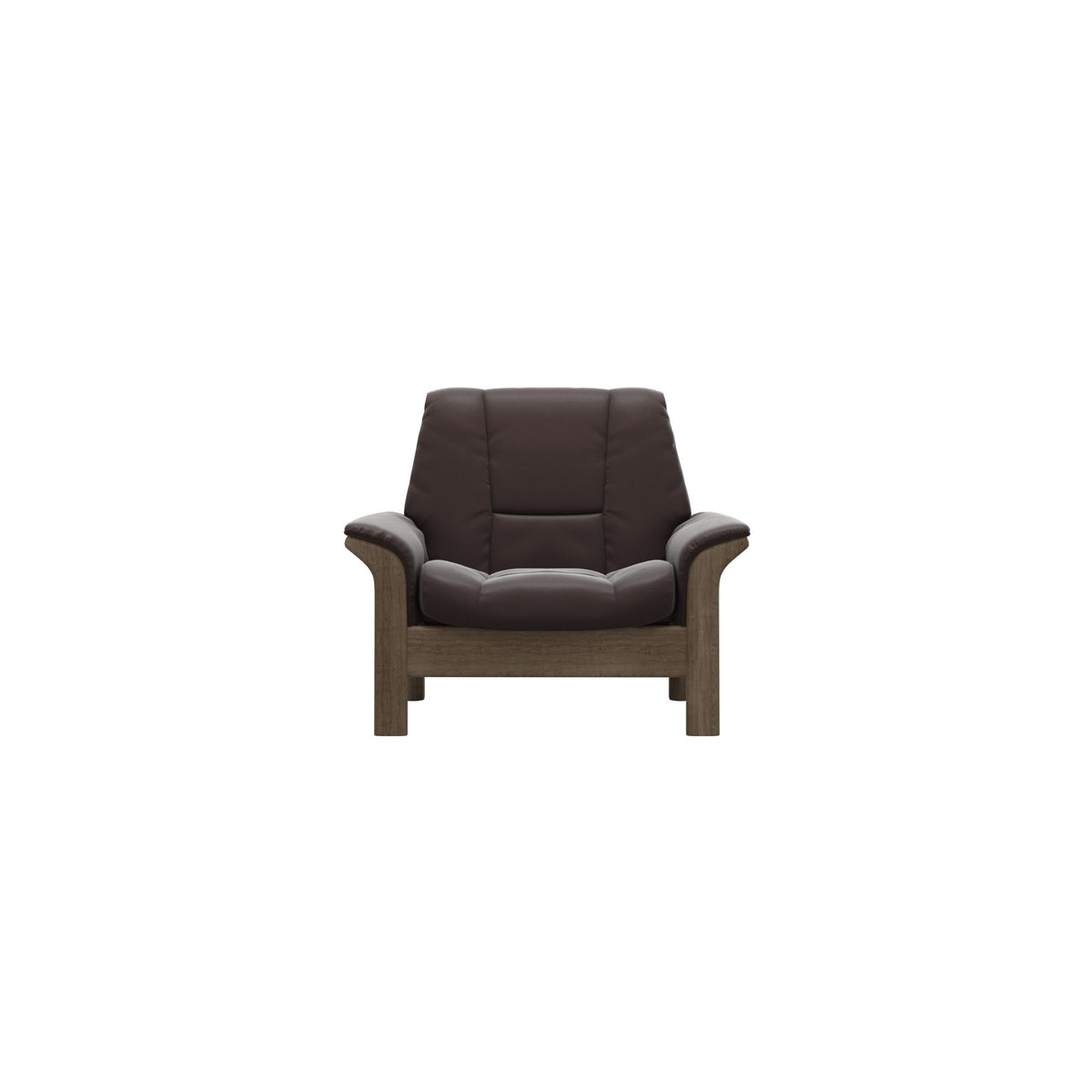 Buckingham LB Chair - Paloma Chocolate - Smoked Oak