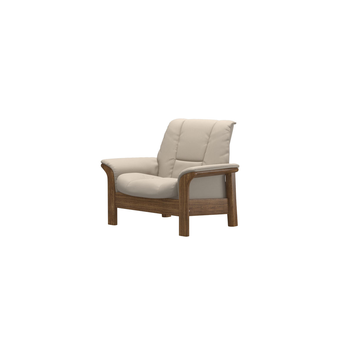 Buckingham LB Chair - Paloma Fog - Teak