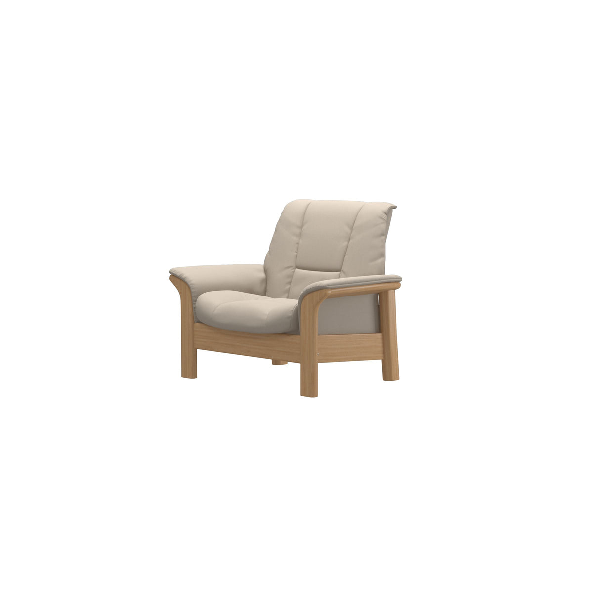 Buckingham LB Chair - Paloma Fog - Oak