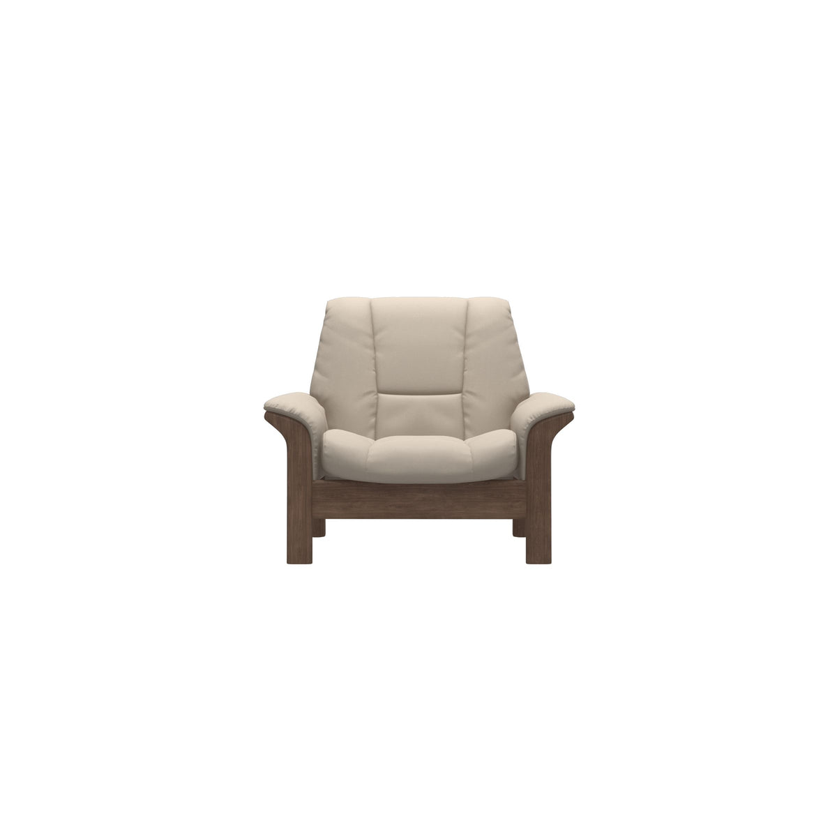 Buckingham LB Chair - Paloma Fog - Walnut