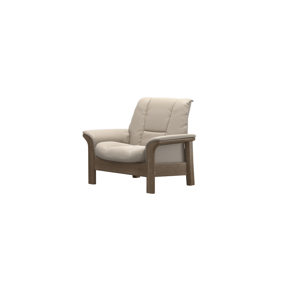 Buckingham LB Chair - Paloma Fog - Smoked Oak
