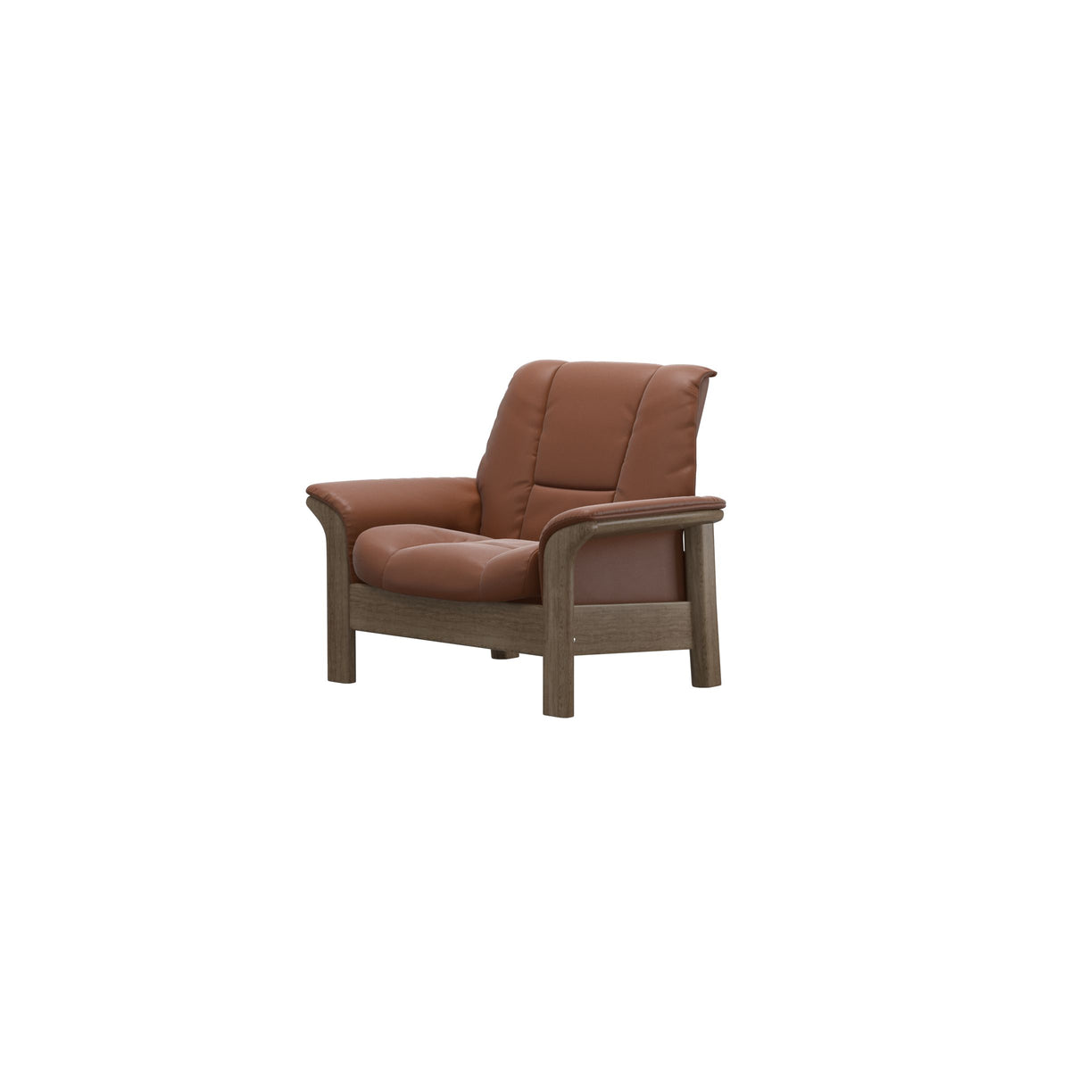 Buckingham LB Chair - Paloma New Cognac - Smoked Oak