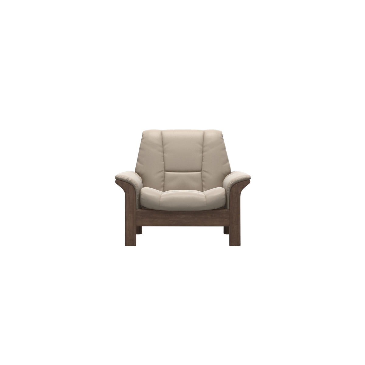 Buckingham LB Chair - Paloma Mushroom - Walnut
