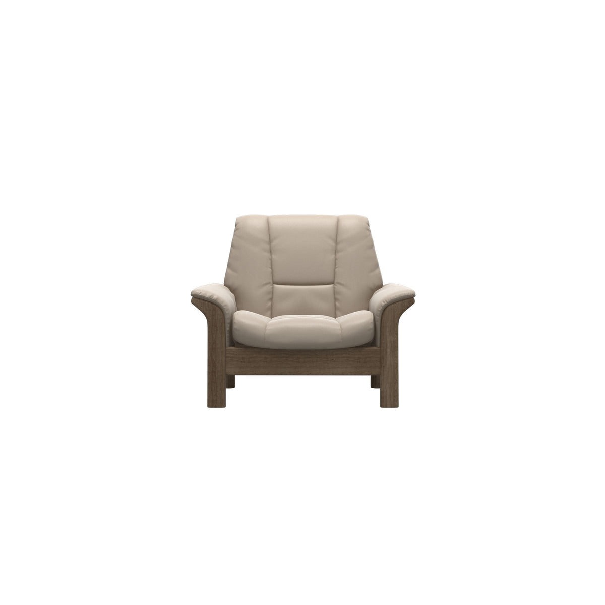 Buckingham LB Chair - Paloma Mushroom - Smoked Oak
