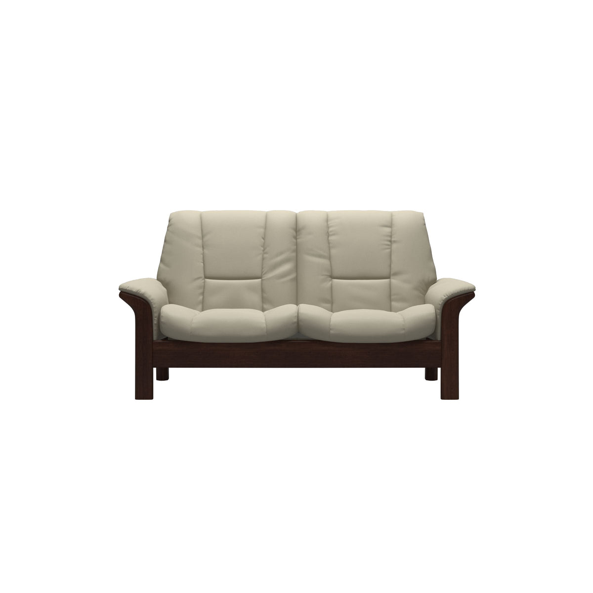 Buckingham LB 2-Seat - Paloma Light Grey - Brown