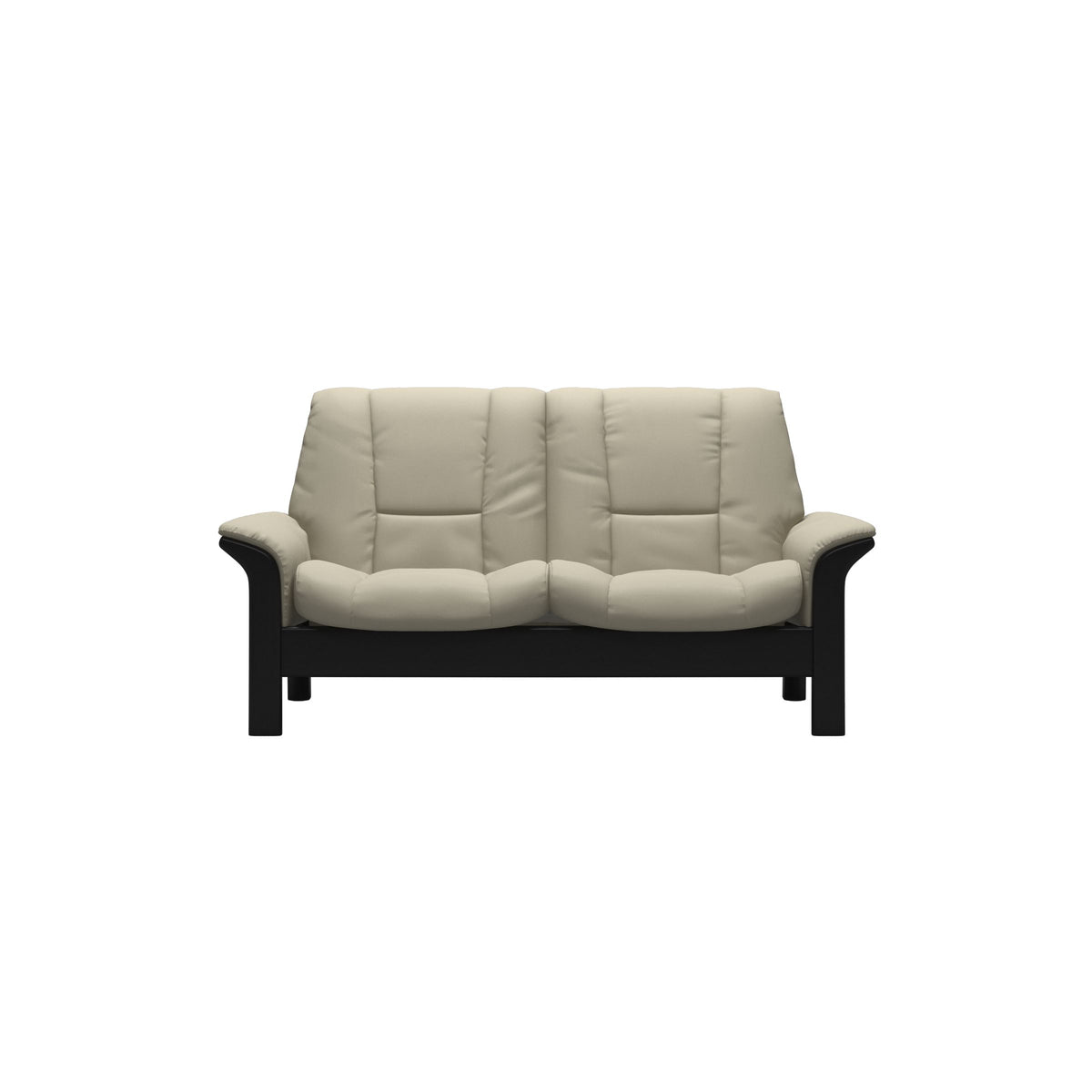 Buckingham LB 2-Seat - Paloma Light Grey - Black