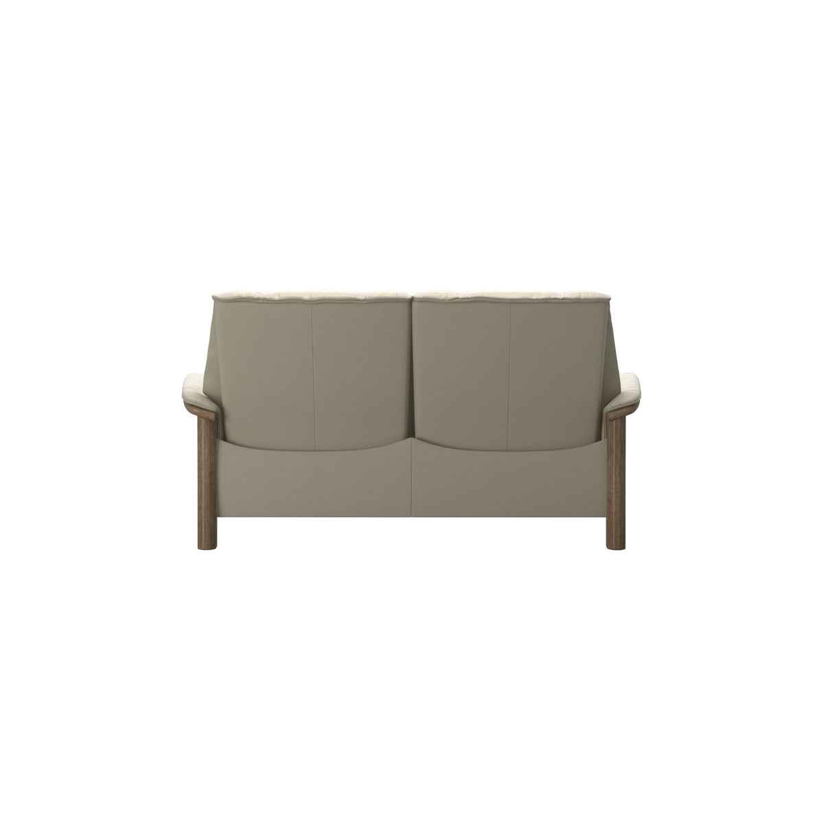 Buckingham LB 2-Seat - Paloma Light Grey - Smoked Oak