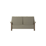 Buckingham LB 2-Seat - Paloma Light Grey - Smoked Oak