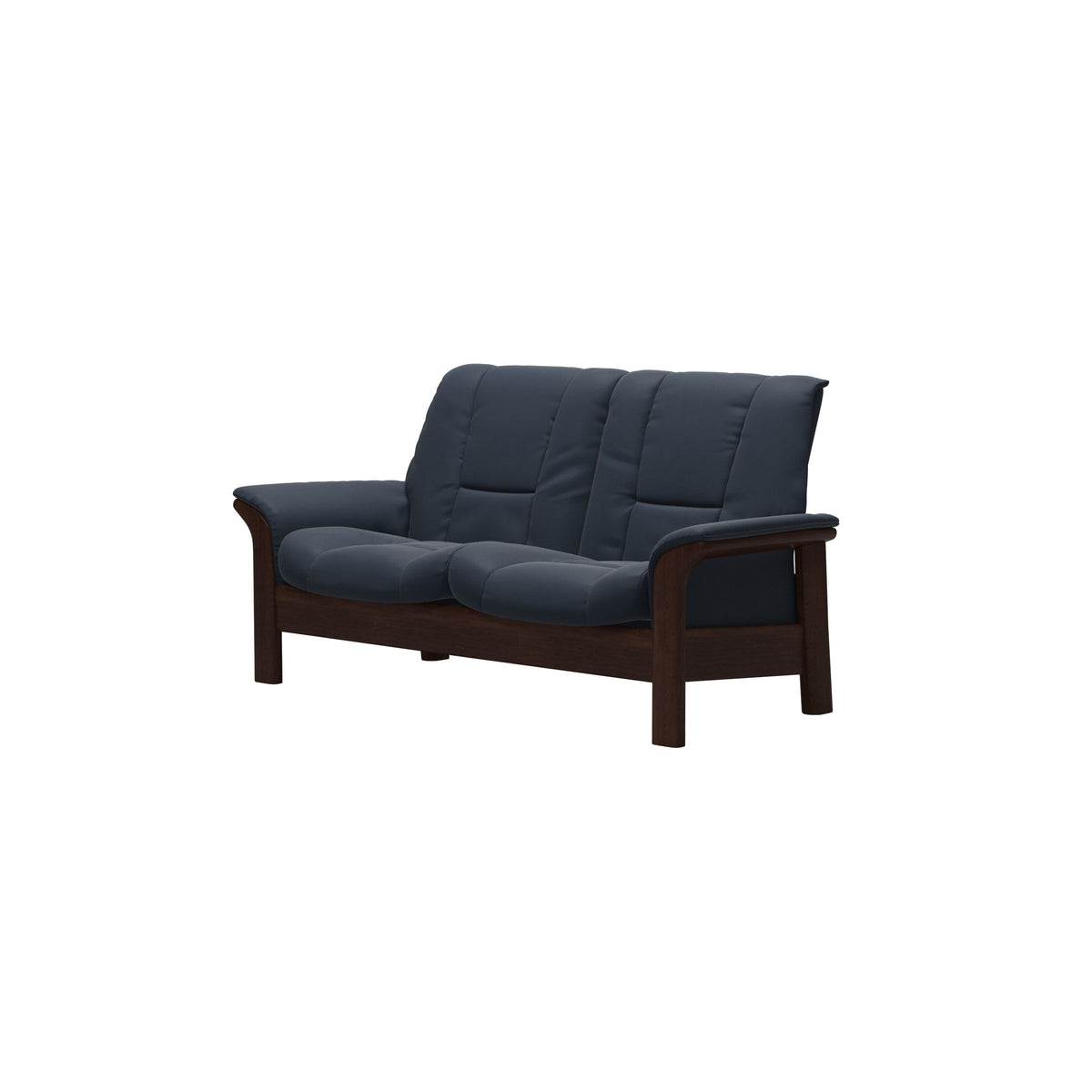 Buckingham LB 2-Seat - Paloma Oxford Blue - Brown