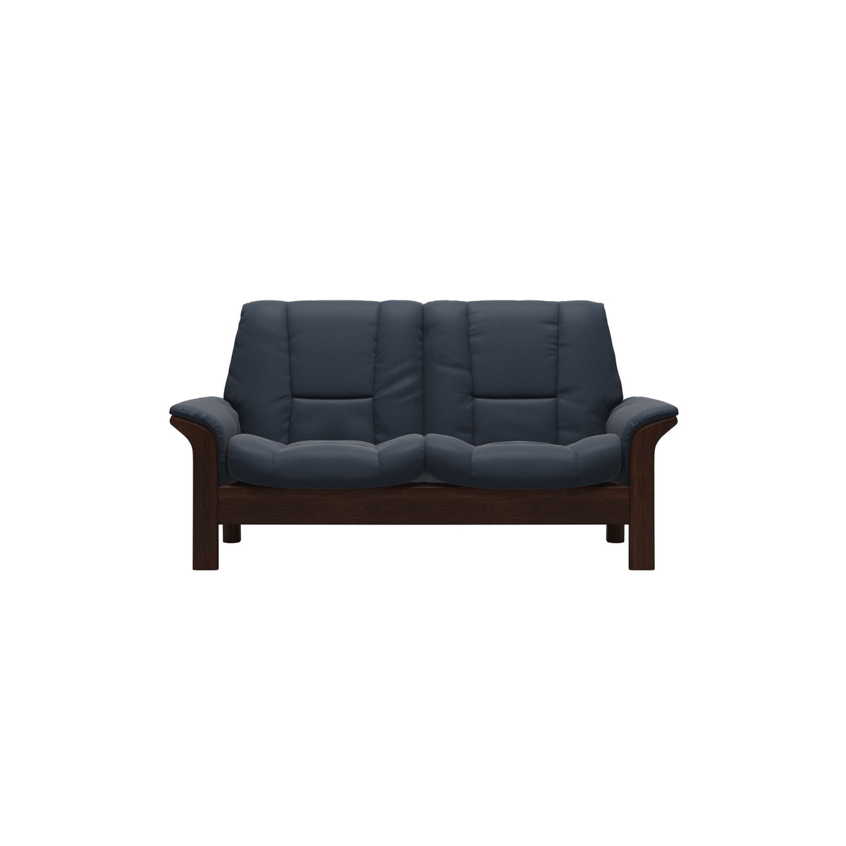 Buckingham LB 2-Seat - Paloma Oxford Blue - Brown