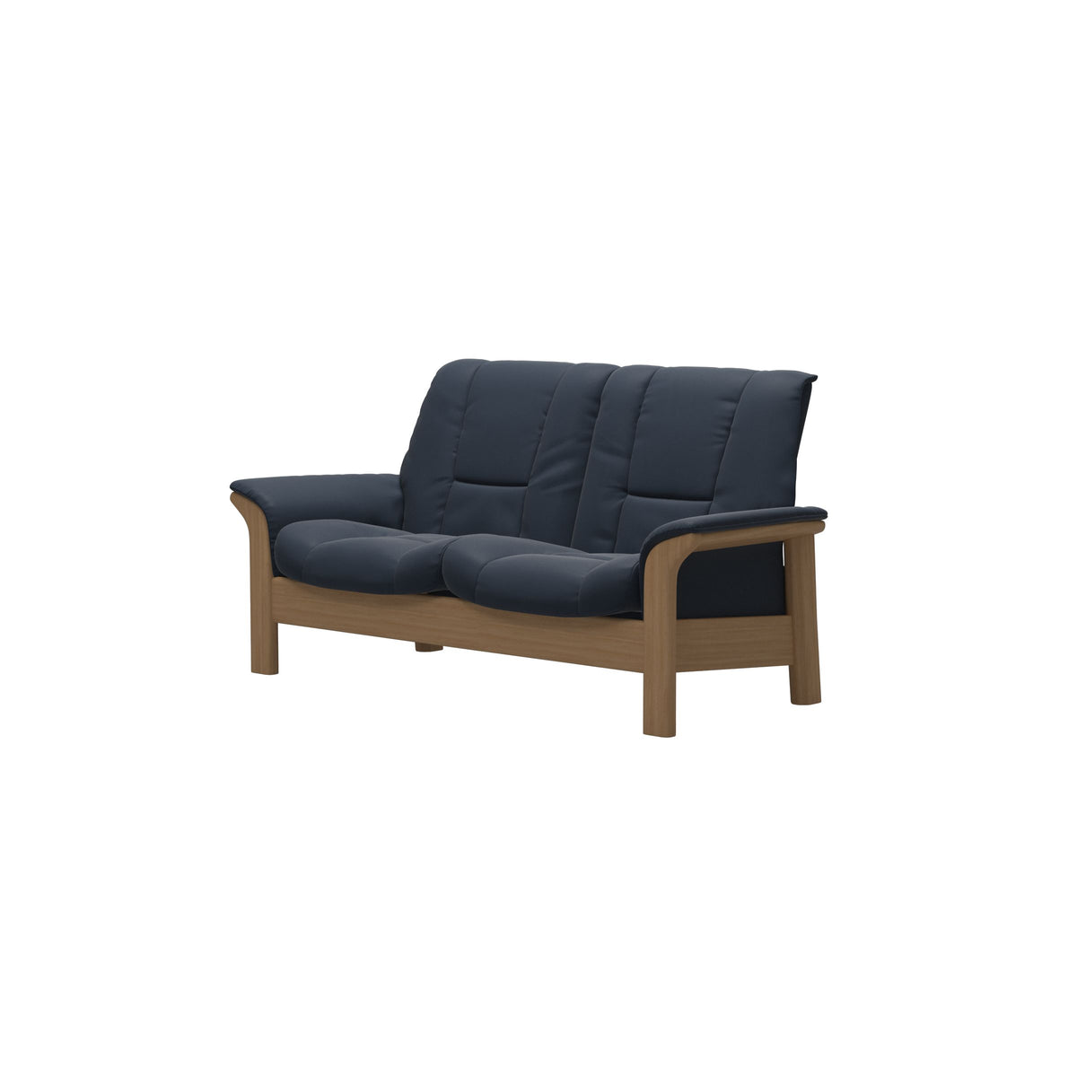 Buckingham LB 2-Seat - Paloma Oxford Blue - Oak