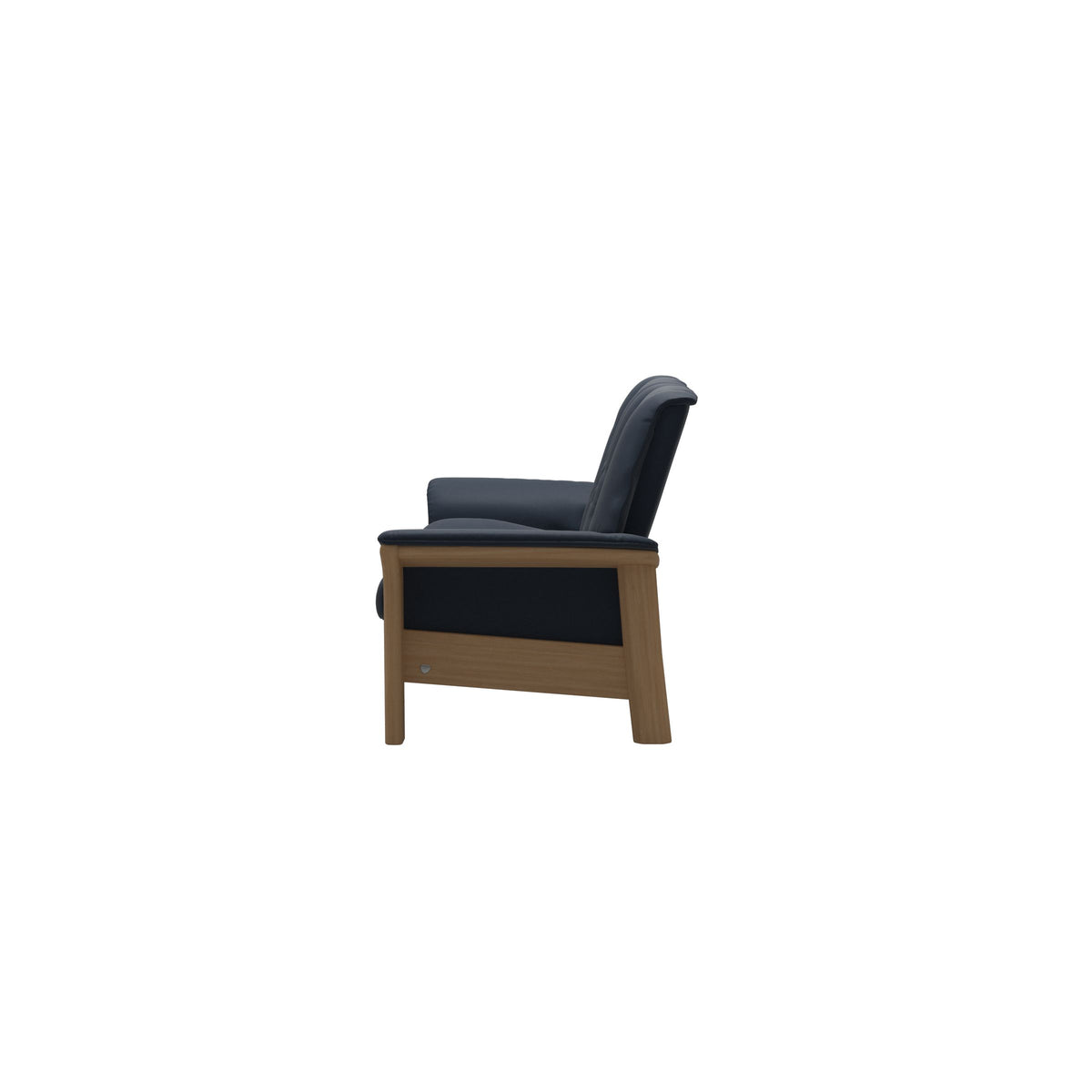 Buckingham LB 2-Seat - Paloma Oxford Blue - Oak