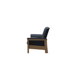 Buckingham LB 2-Seat - Paloma Oxford Blue - Oak