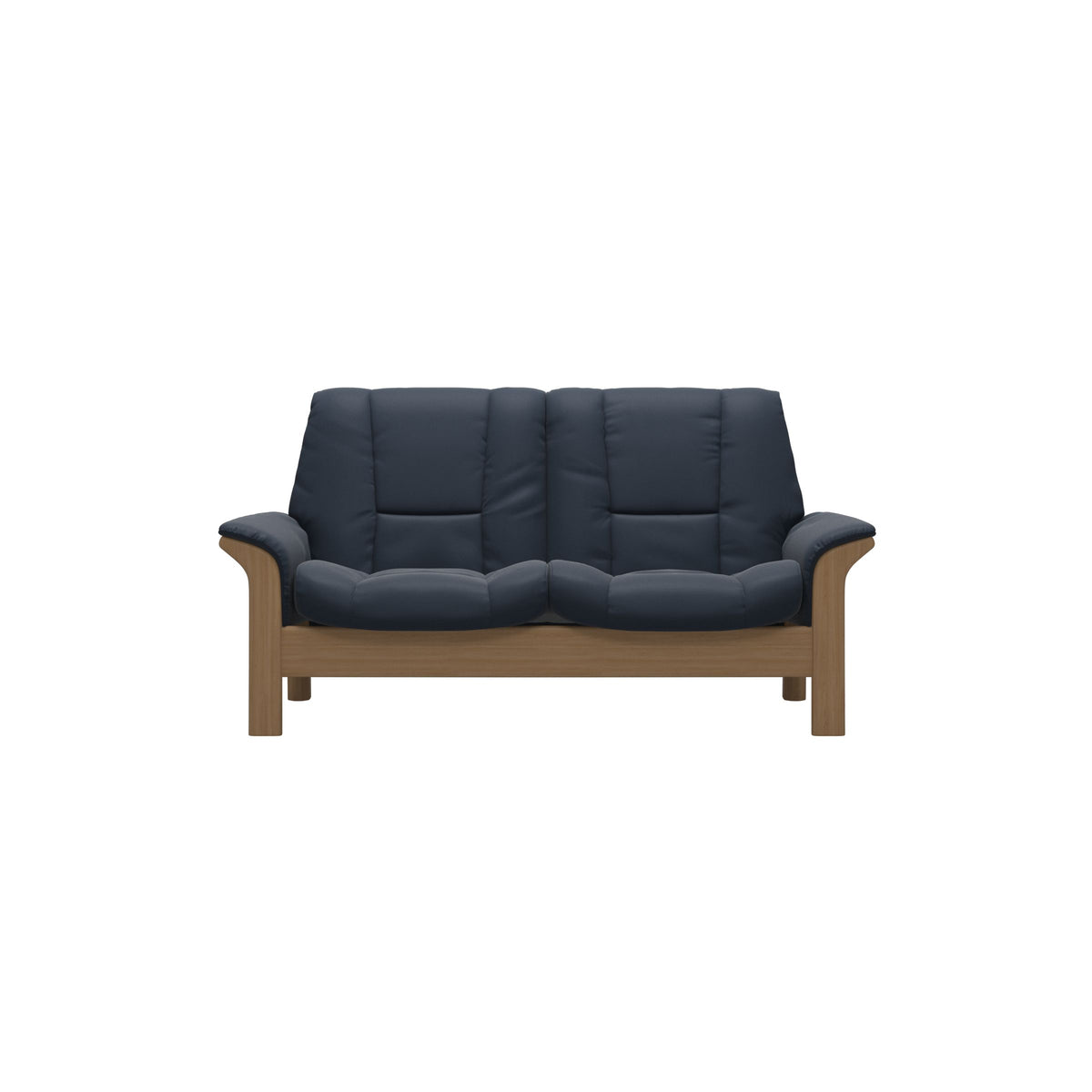 Buckingham LB 2-Seat - Paloma Oxford Blue - Oak