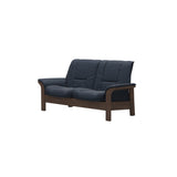 Buckingham LB 2-Seat - Paloma Oxford Blue - Walnut