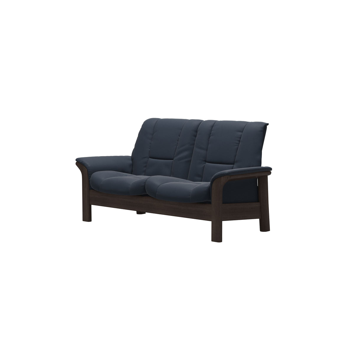 Buckingham LB 2-Seat - Paloma Oxford Blue - Wenge