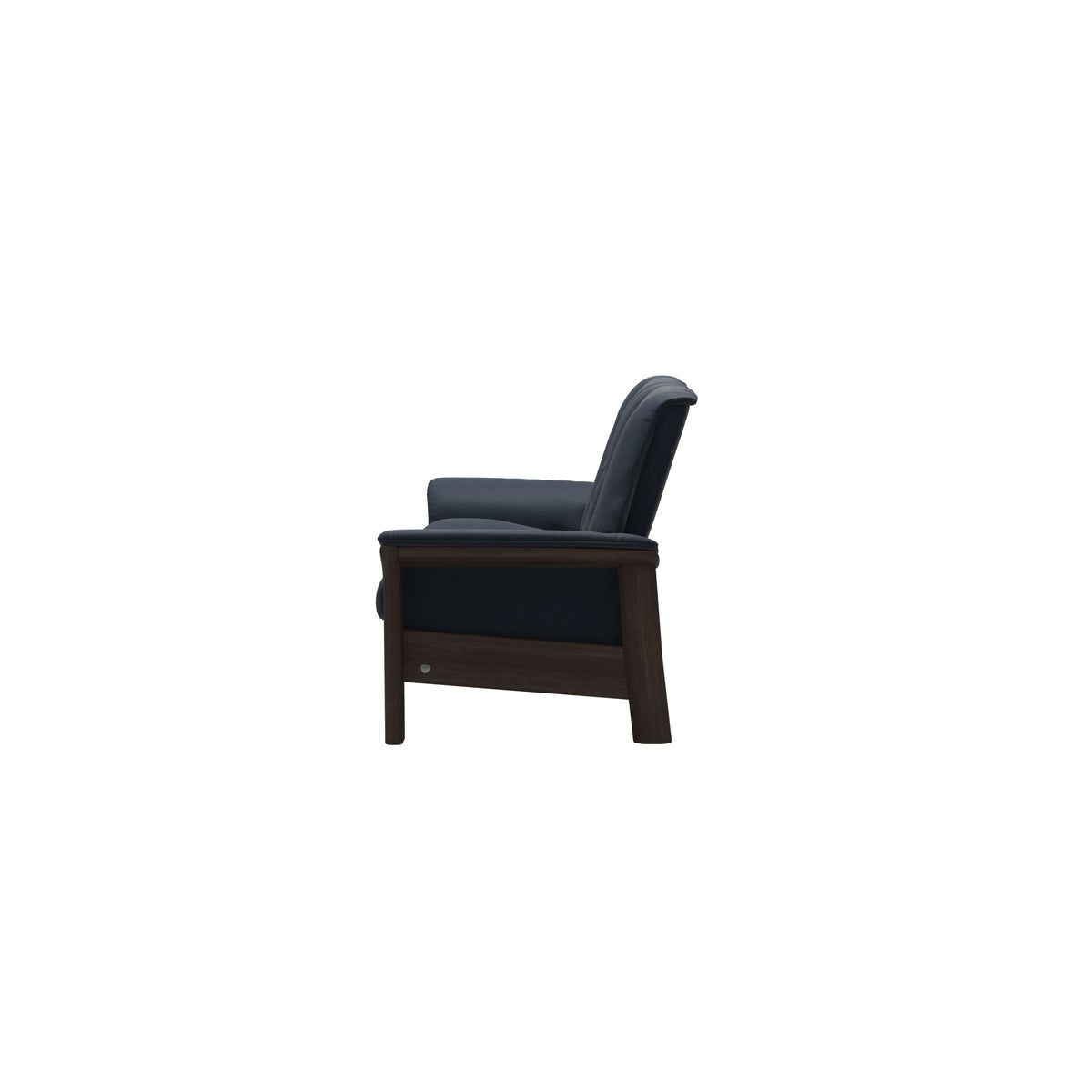 Buckingham LB 2-Seat - Paloma Oxford Blue - Wenge