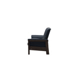 Buckingham LB 2-Seat - Paloma Oxford Blue - Wenge