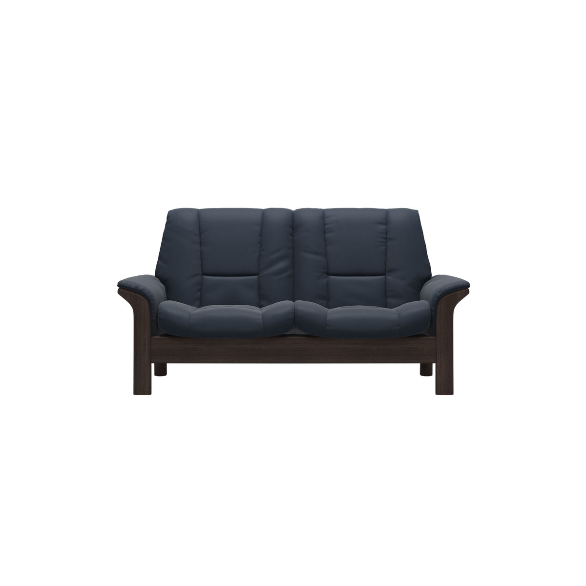 Buckingham LB 2-Seat - Paloma Oxford Blue - Wenge